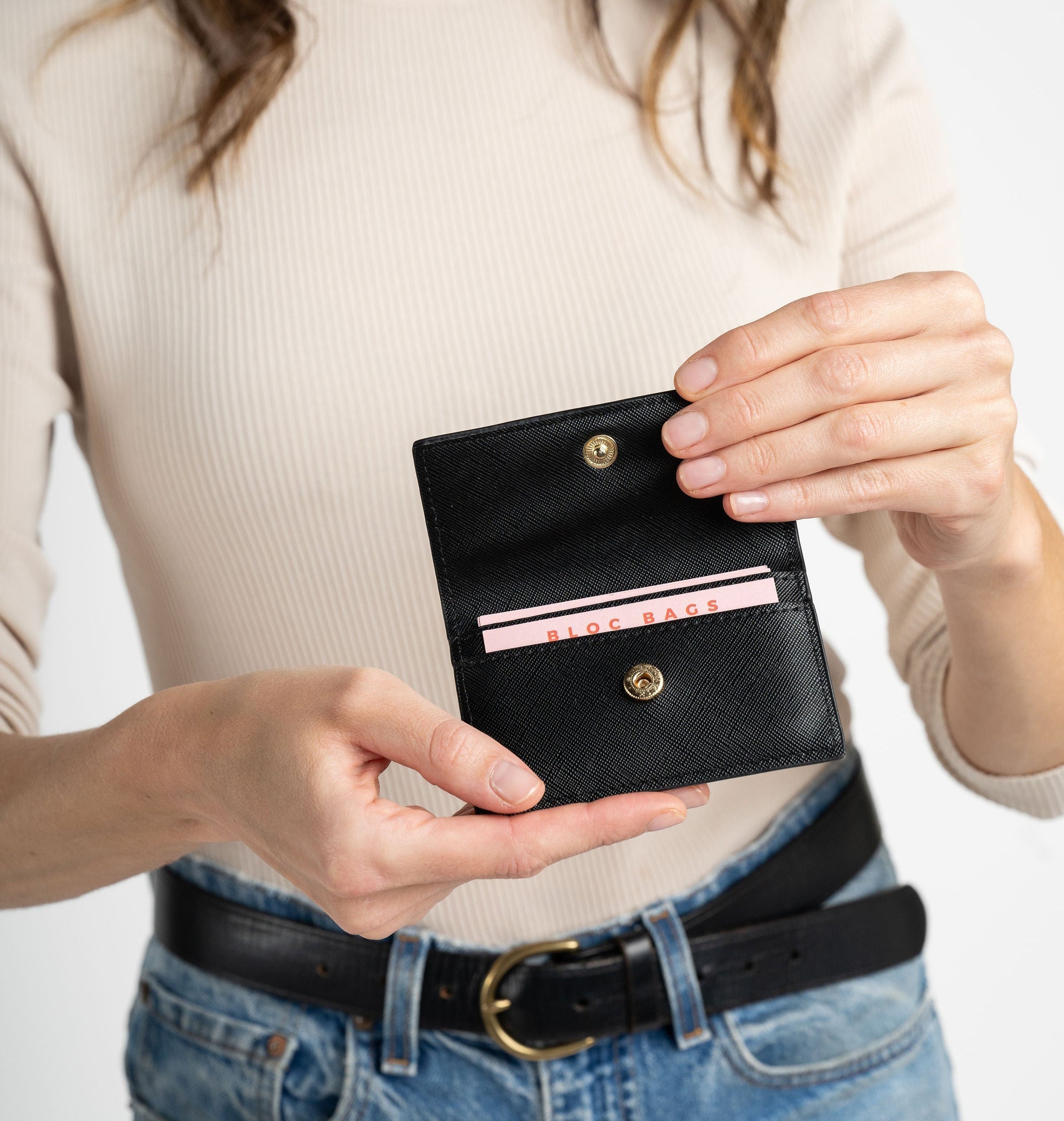 Card Holder Wallet: Black