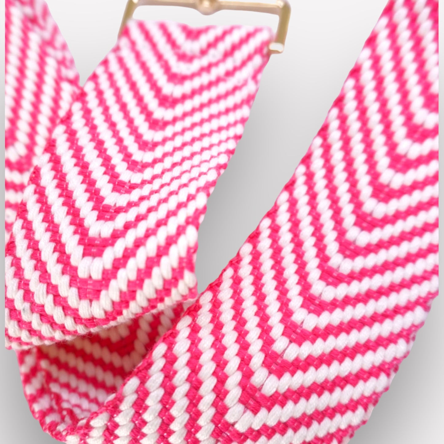 Pink Woven Strap