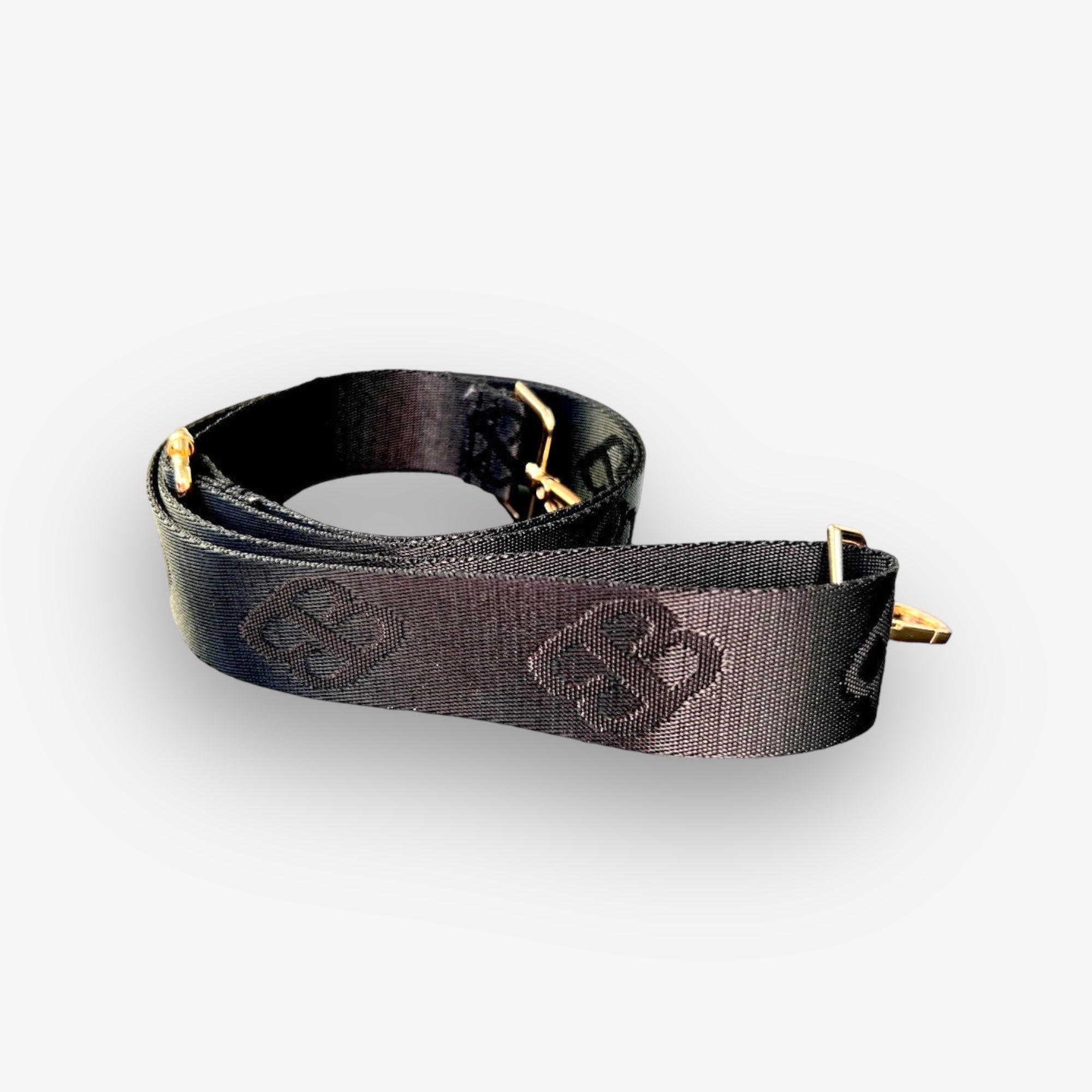 Black BB Logo Strap