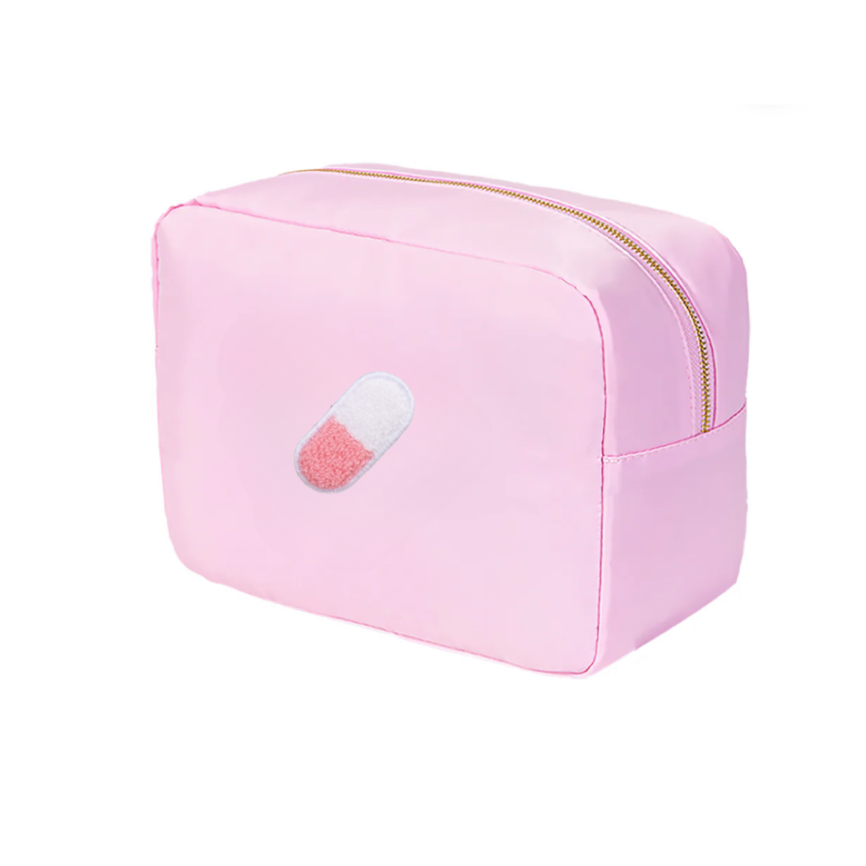 XL Pink Pill Beauty Bag