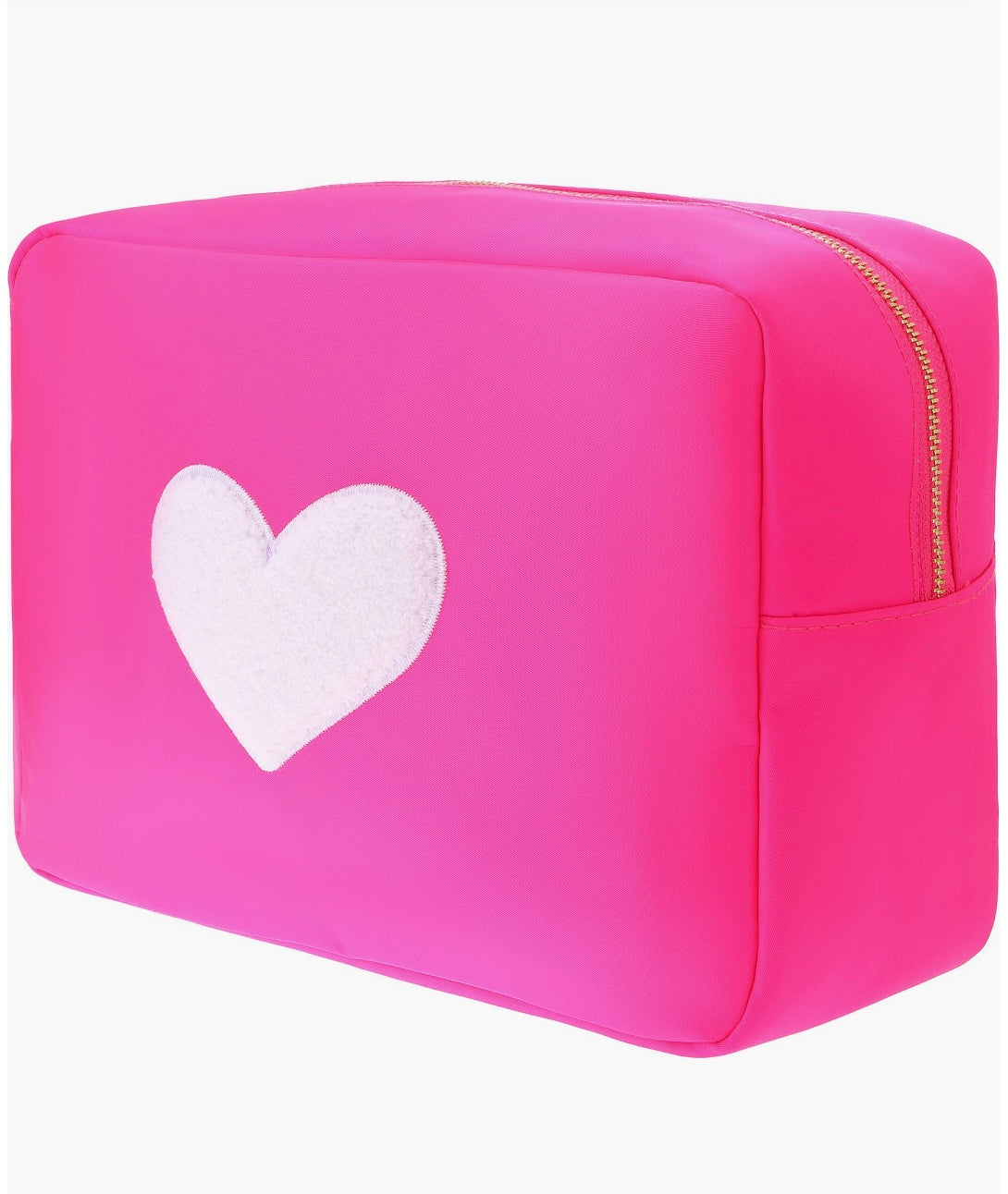 XL Heart Hot Pink Beauty Bag