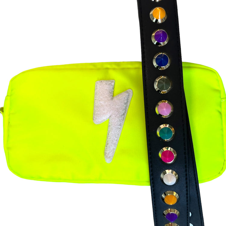 Build your own: Neon Yellow Medium Crossbody Bag