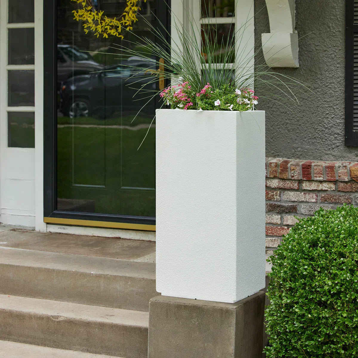 Gita Tall Lightweight Outdoor Square Planter Box