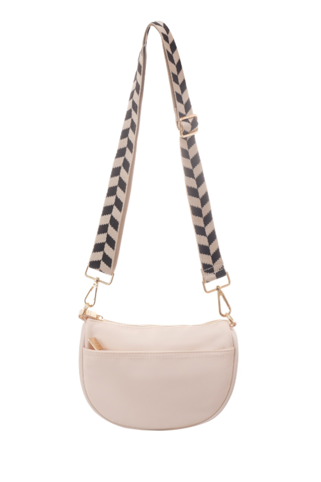 Half Moon Bag: Cream