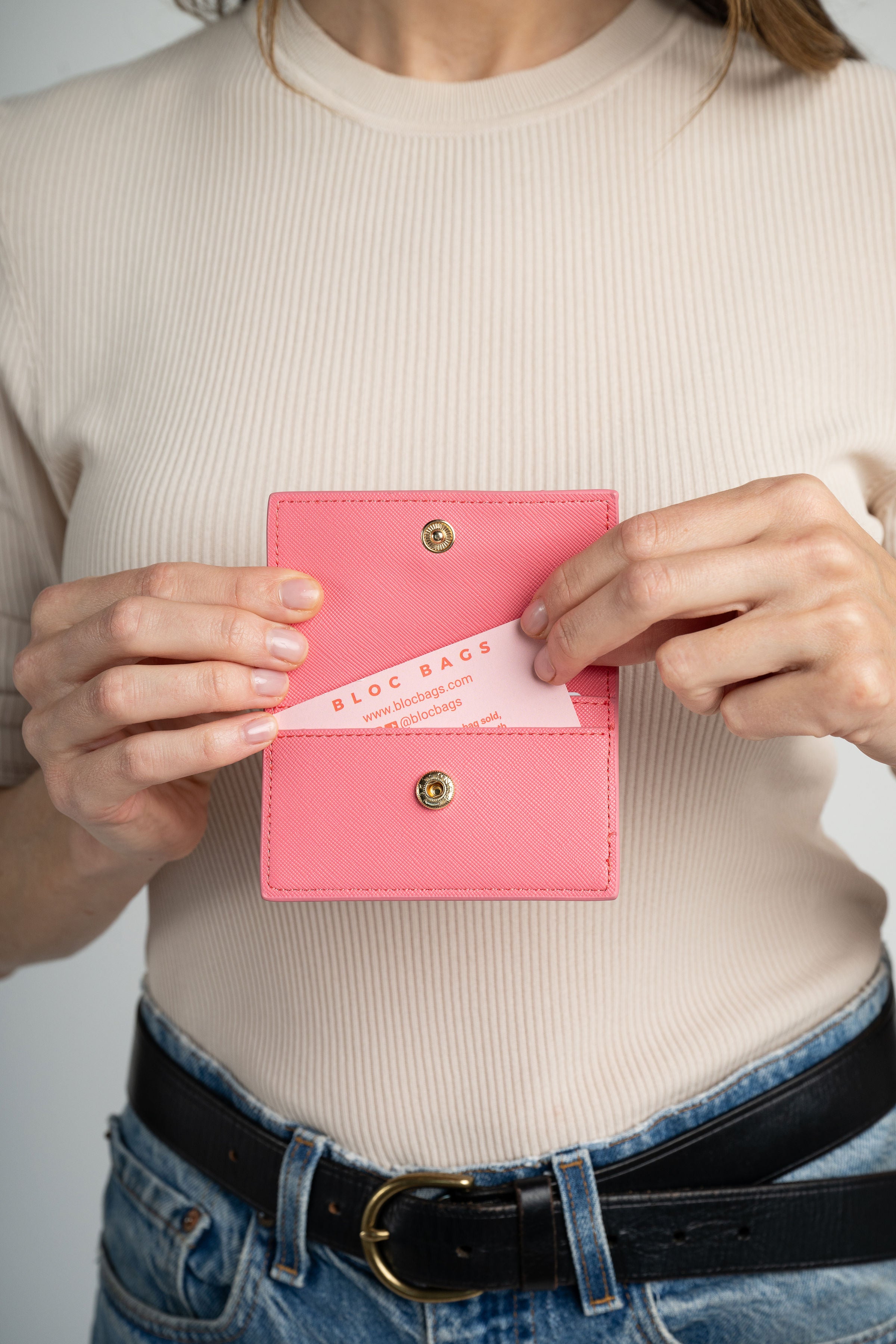 Card Holder Wallet: Pink