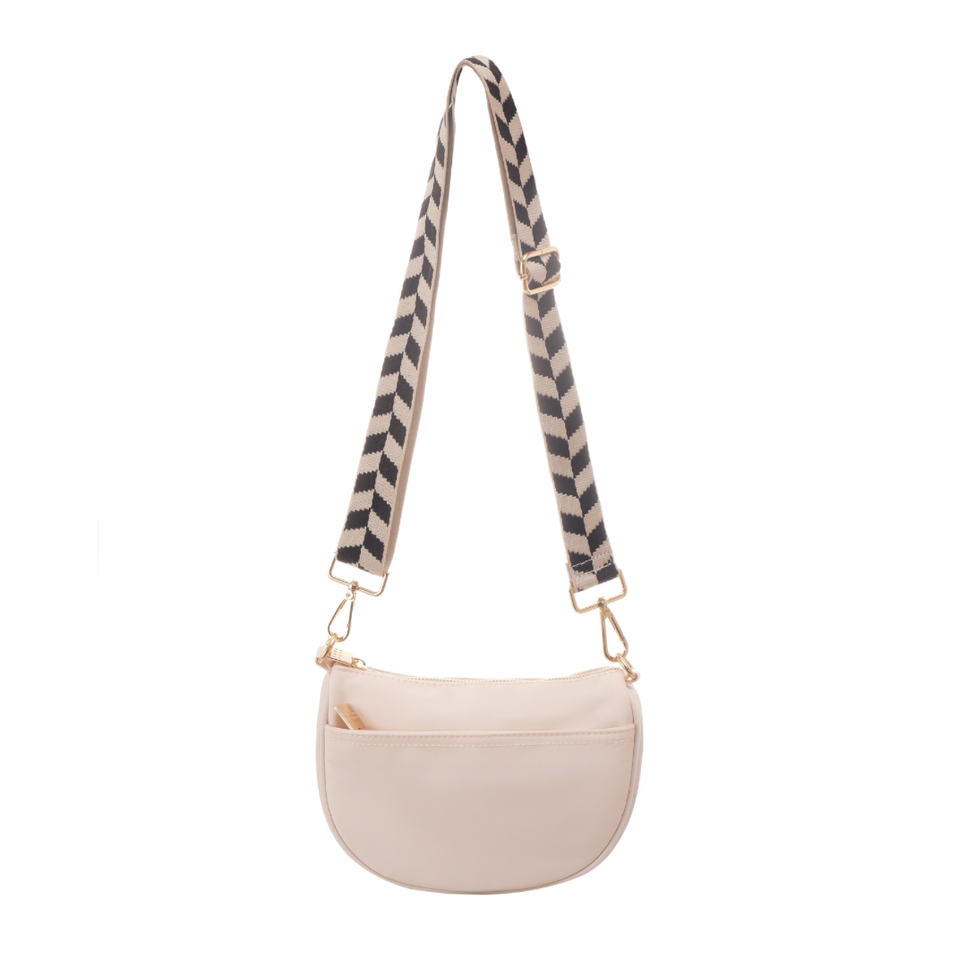 Half Moon Bag: Cream