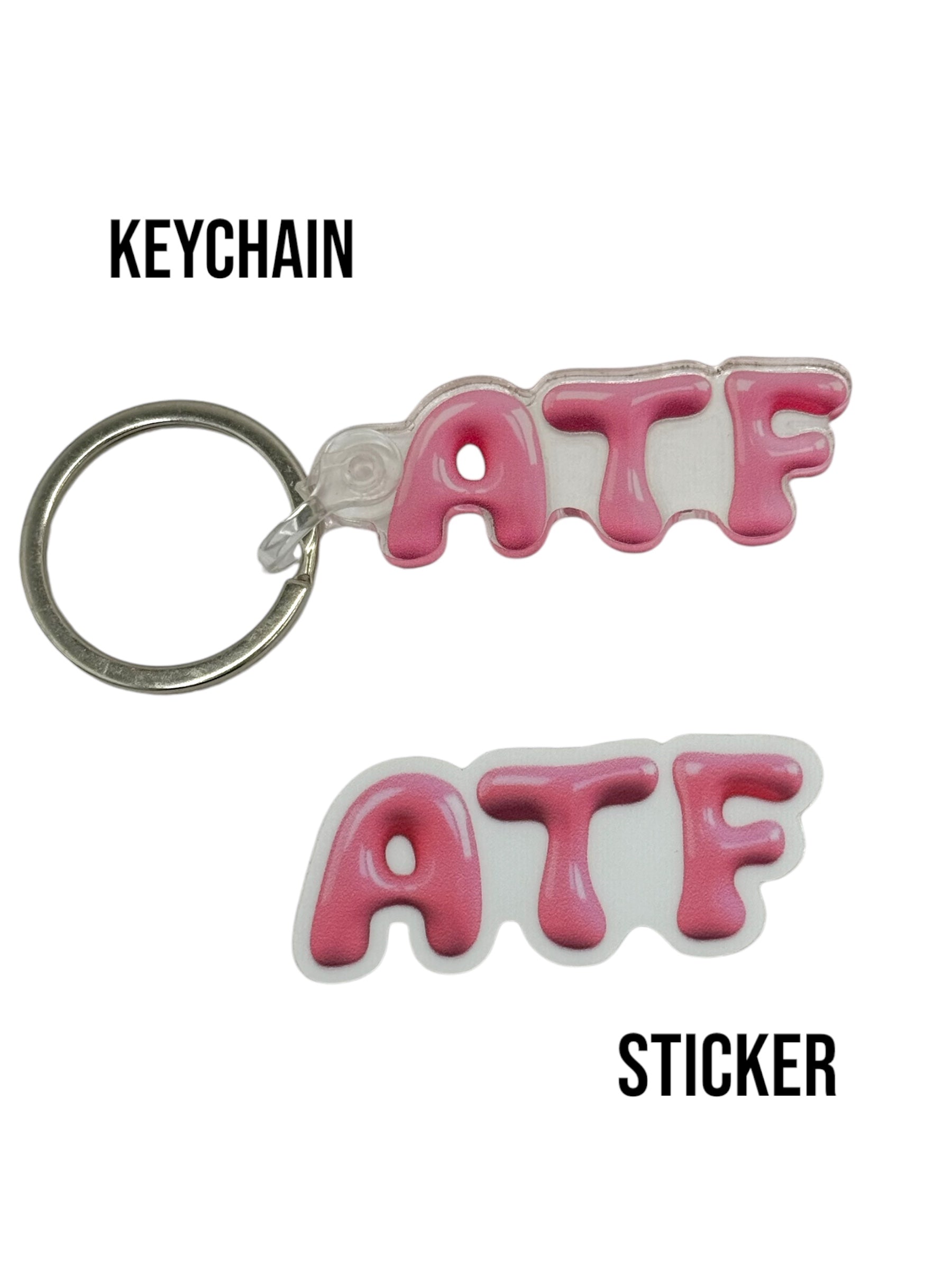 ATF keychain & sticker