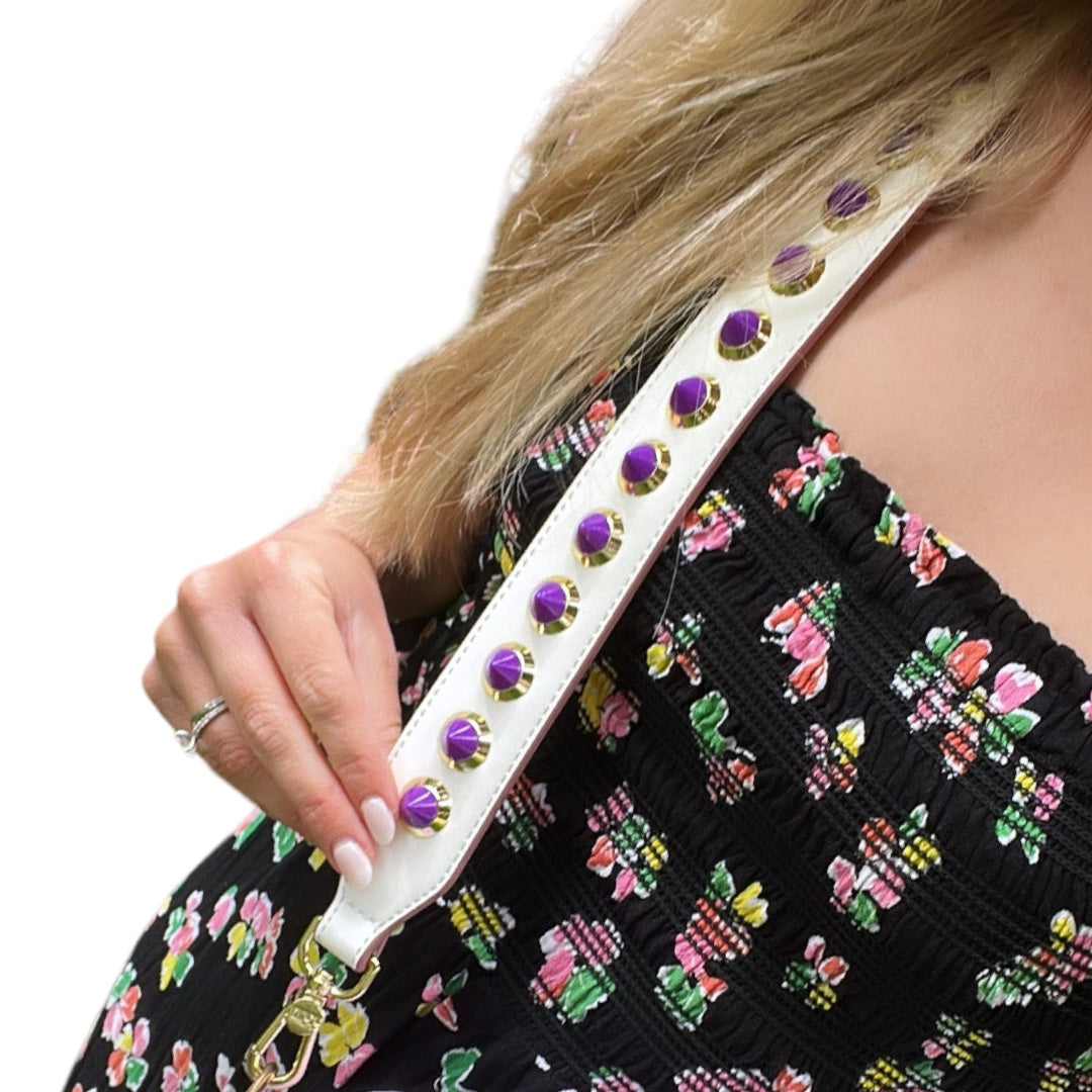 Purple Stud Strap