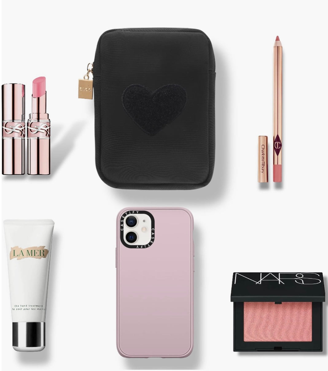 Mini Heart Beauty Bag