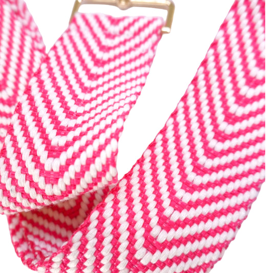 Pink Woven Strap
