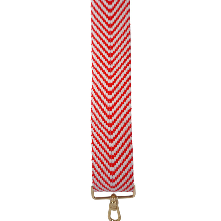 Red and White Strap