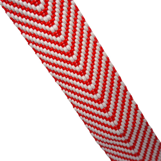 Red and White Strap