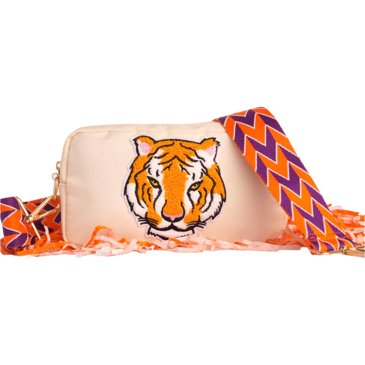 Tiger Mascot Bag: Cream