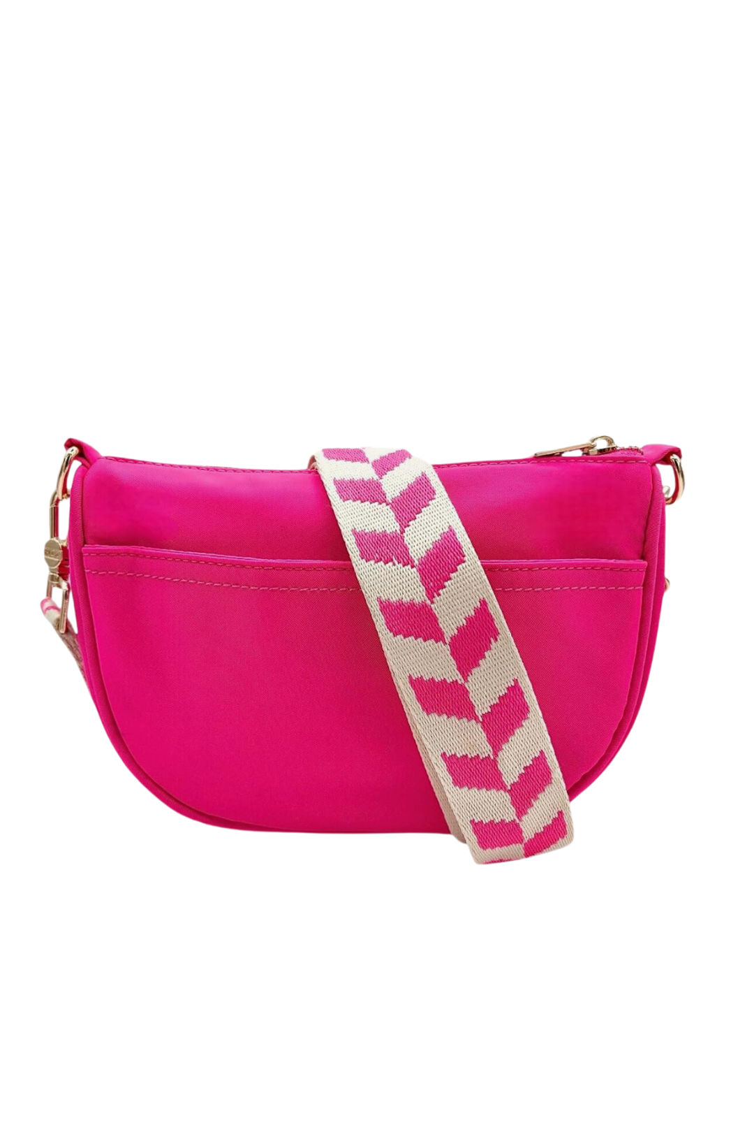 Half Moon Bag: Hot Pink