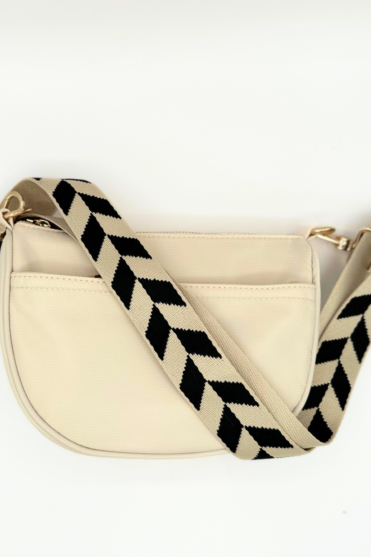 Half Moon Bag: Cream