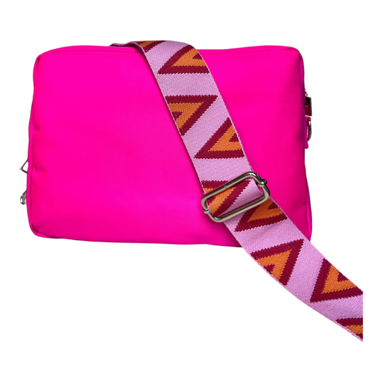 Hot Pink XL Crossbody Bag