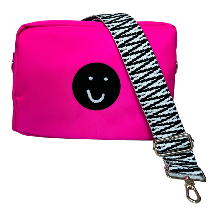 Hot Pink XL Crossbody Bag