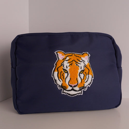 Navy Tiger XL Cosmetic Bag