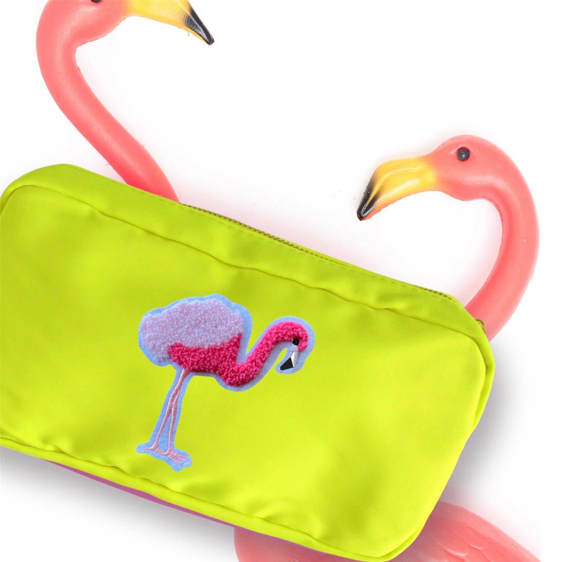 Neon discount cosmetic bag