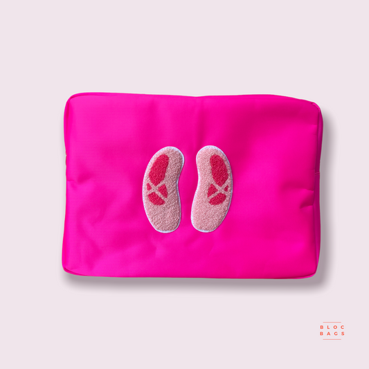 Neon Pink Ballet Slippers XL Bag