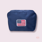 Navy Flag XL Cosmetic Bag